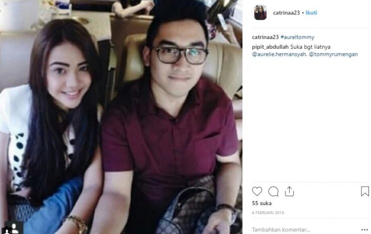 Aurel Hermansyah dan Tommy Rumengan. (Instagram/@catrinaa23)