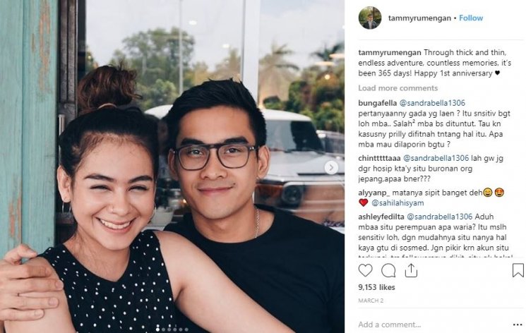 Sahila Hisyam dan Tammy Rumengan. (Instagram/@tammyrumengan)