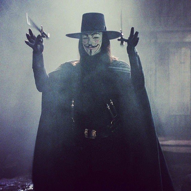V for Vendetta. (Instagram/@vendetta_official)
