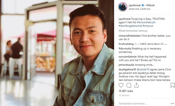 Wijaya Saputra. (Instagram/@jaysforeal)
