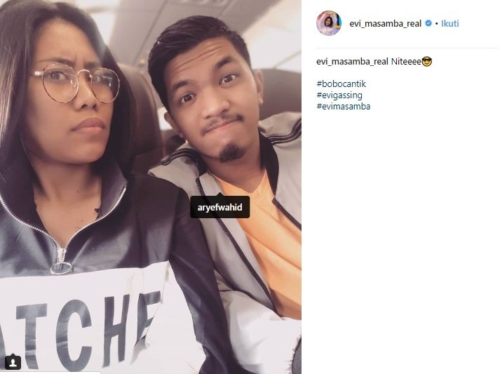 Evi Masamba dan Arif Hafrianto. (Instagram/@evi_masamba_real)