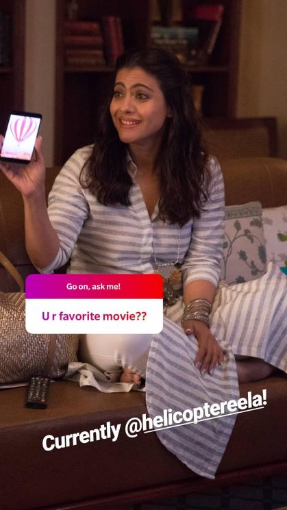 Kajol menjawab pertanyaan fan (Instagram/@kajol)