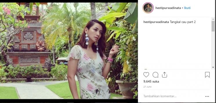 Hesti Purwadinata. (Instagram/@hestipurwadinata)