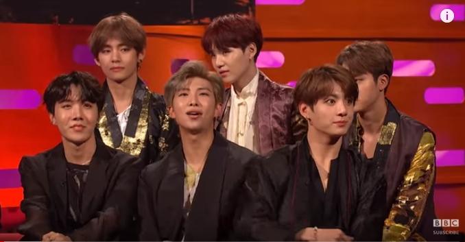 BTS di The Graham Norton Show (Youtube)