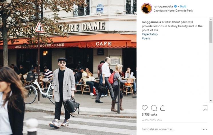 Rangga Moela. (Instagram/@ranggamoela)