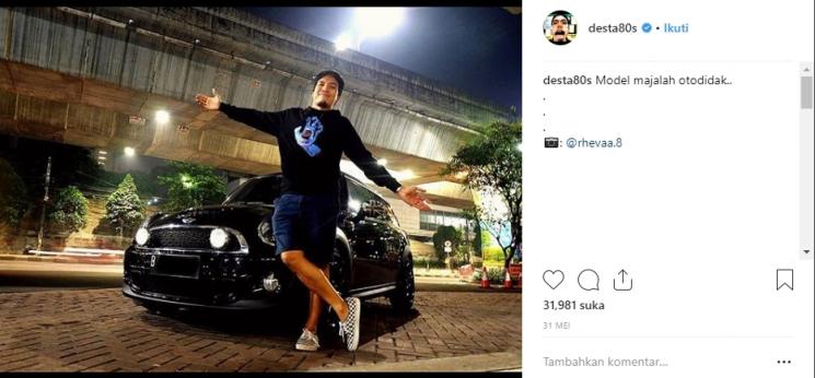 Desta Mahendra. (Instagram/@desta80s)