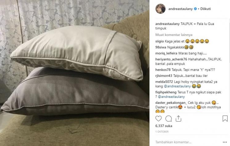 Singkatan kocak buatan Andre Taulany. (Instagram/@andreastaulany)