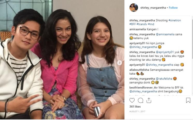 Shirley Margaretha, Randy Martin dan Cassandra Lee (Instagram/@shirley_margaretha)