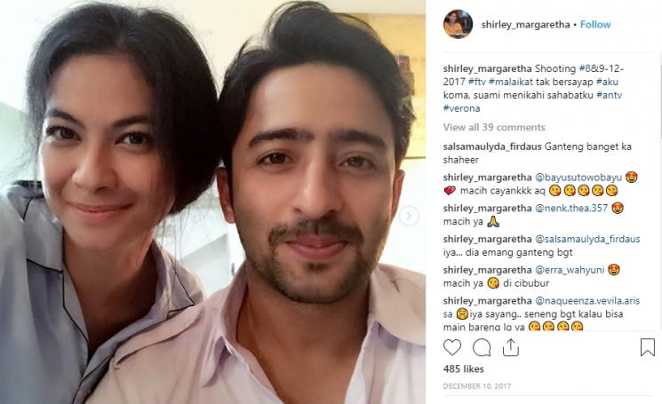Shirley Margaretha dan Shaheer Sheikh (Instagram/@shirley_margaretha)