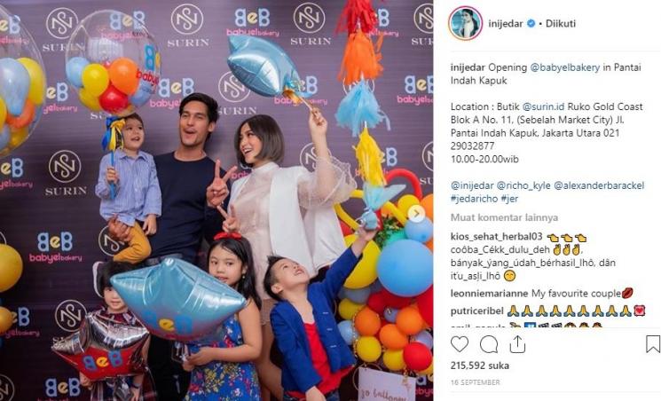 Richard Kyle, Jessica Iskandar dan El Barack Alexander. (Instagram/@inijedar)