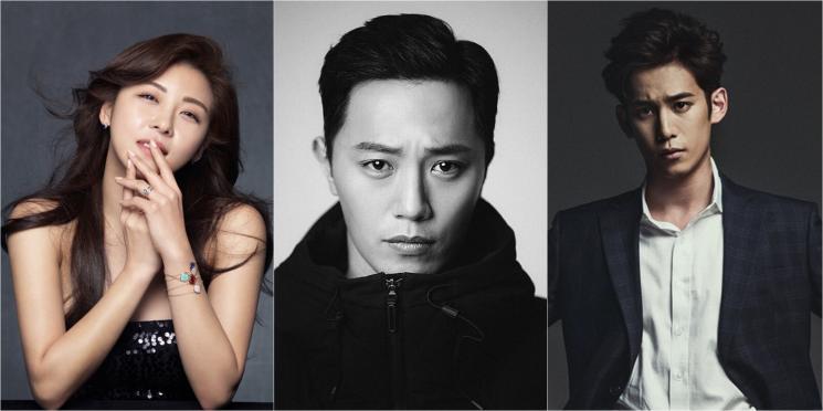 Ha Ji Won, Jin Goo, dan Park Ki Woong (Soompi)