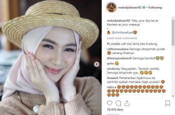 Momen Pengajian Melody eks JKT48 sebelum Nikah