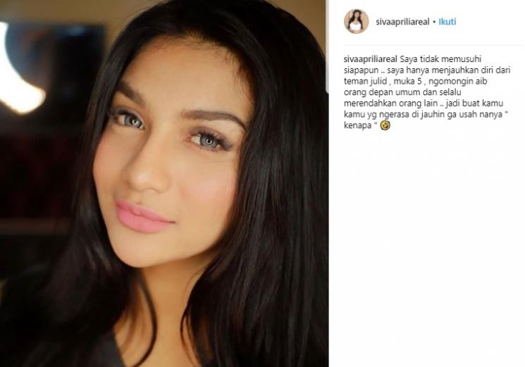 Siva Aprilia. (Instagram/@sivaapriliareal)