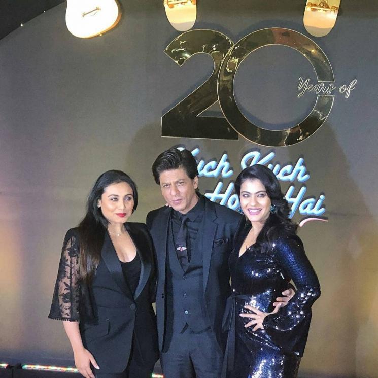 Shah Rukh Khan, Rani Mukerji dan Kajol (Instagram/@filmyselfies)