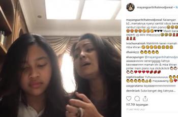 Mayangsari Pamer Suara Anak Sedang Menyanyi, Suaranya Itu Lho