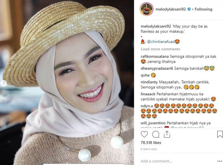 Melody eks JKT48. (Instagram/@melodylaksani92)