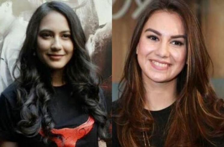 Pevita Pearce dan Irish Bella. (Suara.com)