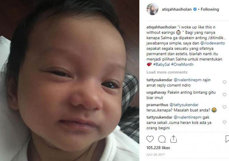 Putri Atiqah Hasiholan dan Rio Dewanto. (Instagram/@atiqahhasiholan)