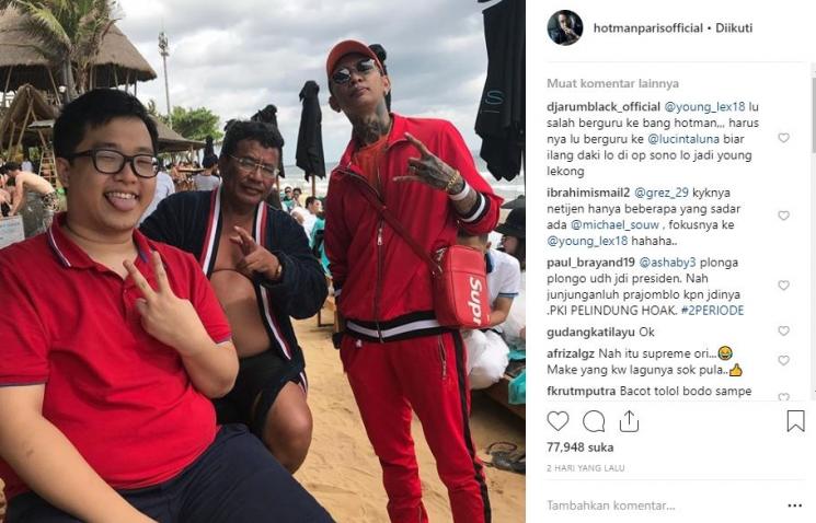Pesta ulang tahun Hotman Paris di Bali. (Instagram/@hotmanparisofficial)
