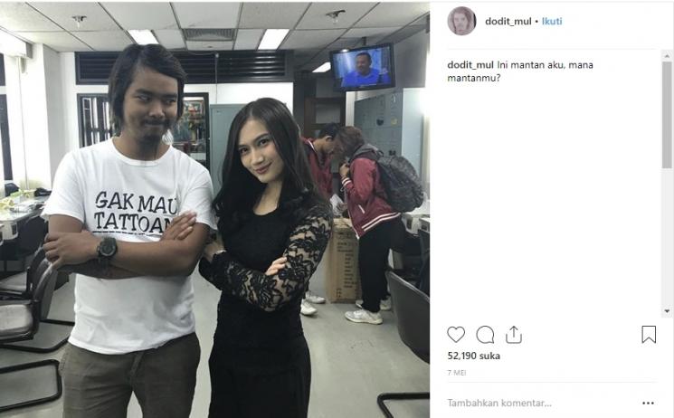 Kedekatan Dodit Mulyanto dengan seleb cantik. (Instagram/@dodit_mul)