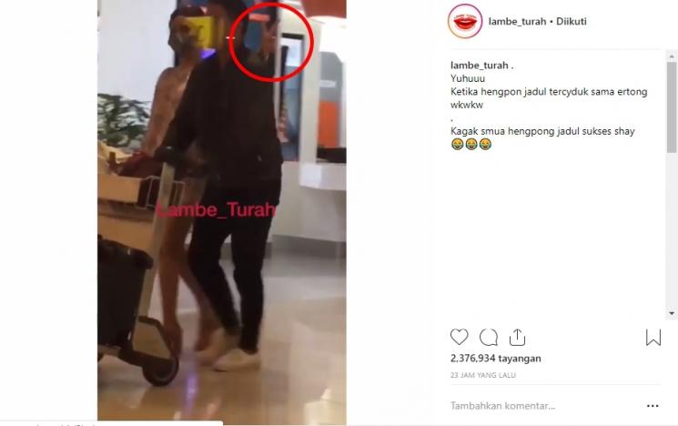 Reaksi Raisa Andriana. (Instagram/@lambe_turah)