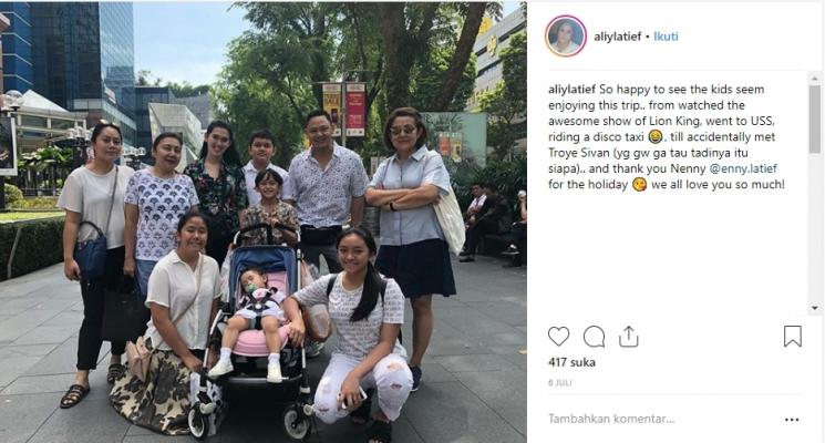 Anak Ariel Noah, Alleia Anata. (Instagram/@aliylatief)