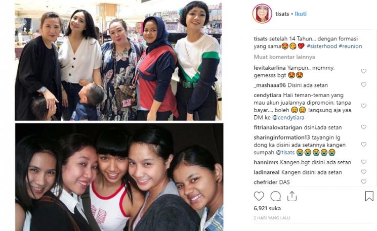 Reuni Di Sini Ada Setan (Instagram/@tisats)