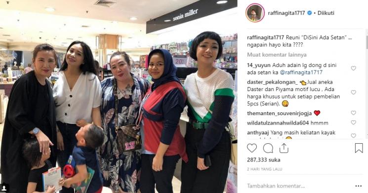 Reuni Di Sini Ada Setan (Instagram/@raffinagita1717)