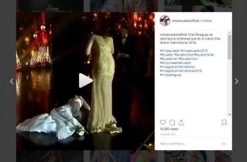 Miss Grand International 2018 Pingsan di Panggung, Bikin Heboh