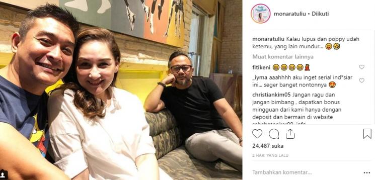 Pemain Lupus Milenia reuni (Instagram/@monaratuliu)