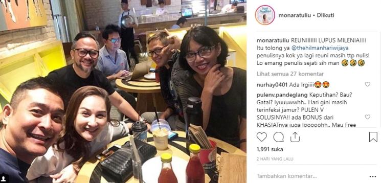 Pemain Lupus Milenia reuni (Instagram/@monaratuliu)