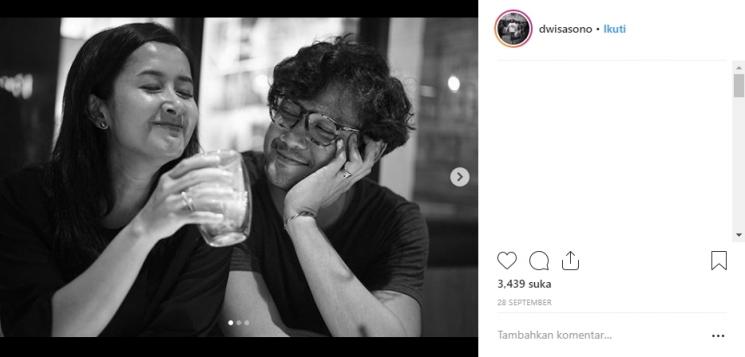Dwi Sasono dan Widi Mulia. (Instagram/@dwisasono)
