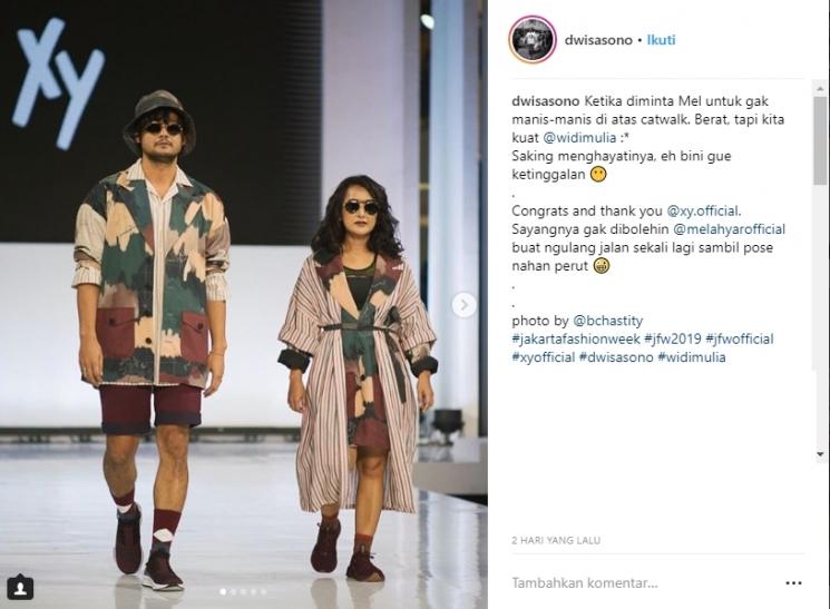 Dwi Sasono dan Widi Mulia. (Instagram/@dwisasono)