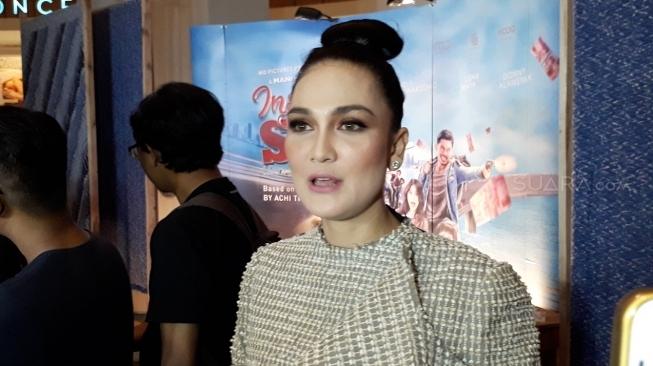 Luna Maya. (Suara.com/Wahyu Tri Laksono)
