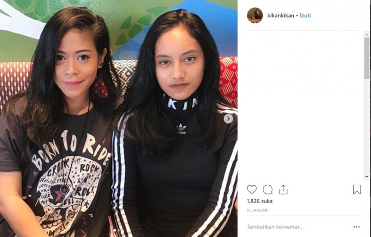 Kebersamaan Kikan dan anak sulungnya. (Instagram/@kikankikan)