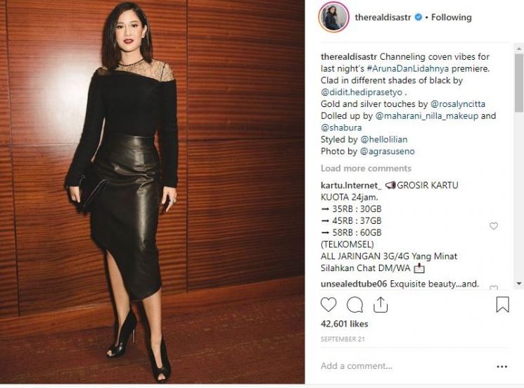 Dian Sastrowardoyo. (Instagram/@therealdisastr)