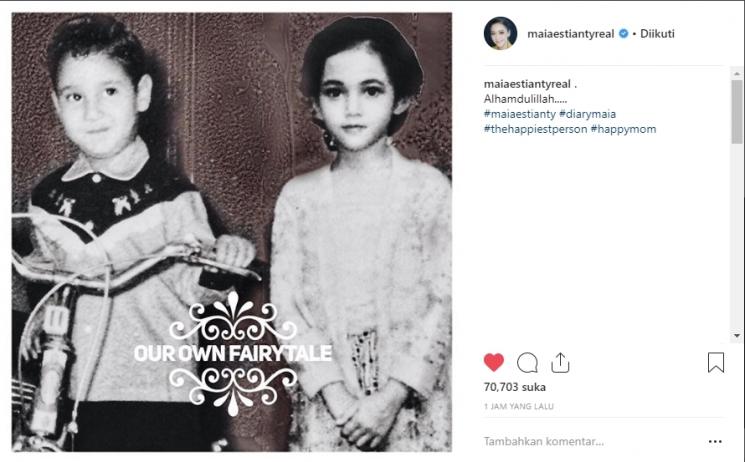 Maia Estianty menikah dengan Irwan Mussry. (Instagram/maiaestiantyreal)