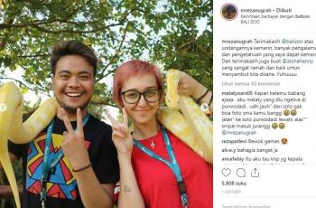Serasi Banget, 5 Momen Mesra Reza Smash dengan Pacar Bule Gaulnya