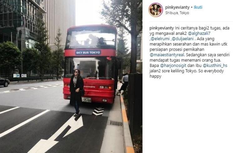 Postingan Pinky Evianty. (Instagram/@pinkyevianty)