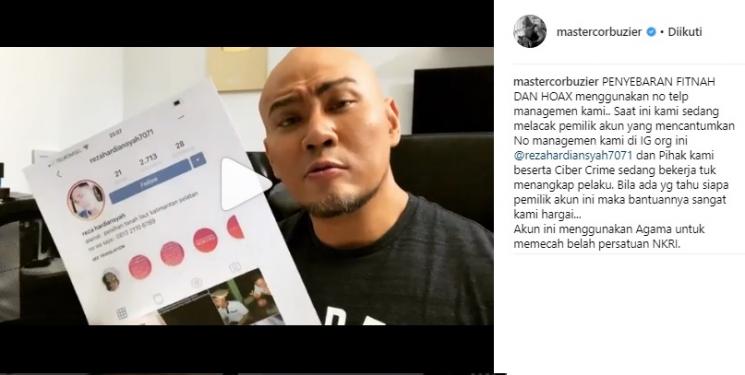 Deddy Corbuzier. (Instagram/@mastercorbuzier)