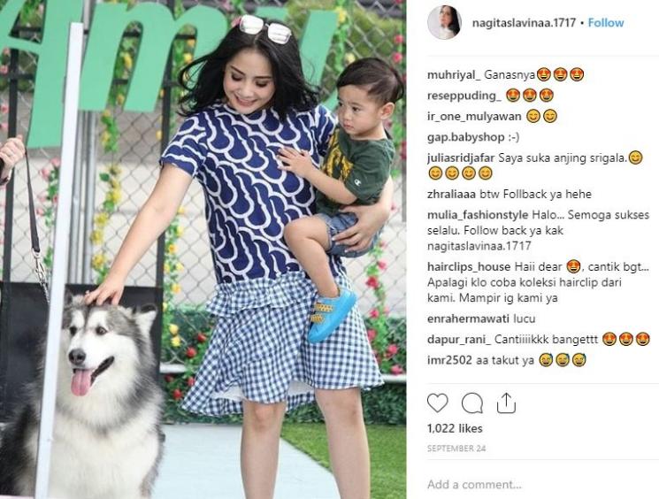 Nagita Slavina. (Instagram/@nagitaslavinaa1717)