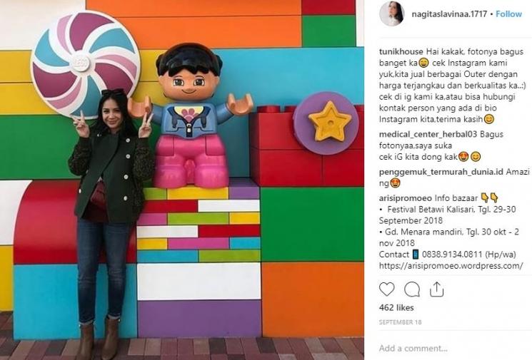 Nagita Slavina. (Instagram/@nagitaslavinaa1717)