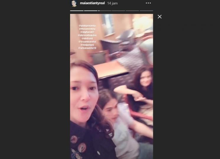 Instagram Story Maia Estianty