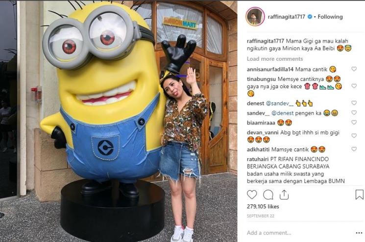Nagita Slavina. (Instagram/@raffinagita1717)