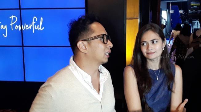 Sabai Morscheck dan Ringgo Agus Rahman (Suara.com/Wahyu Tri Laksono)