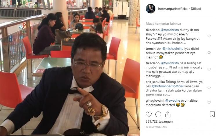 Hotman Paris Hutapea (Instagram/@hotmanparisofficial)