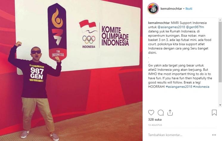 Kemal Mochtar berhasil turunkan berat badan. (Instagram/@kemalmochtar)