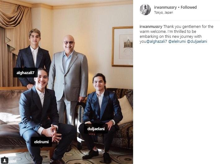 Irwan Mussry bersama Al El Dul. (Instagram/@irwanmussry)