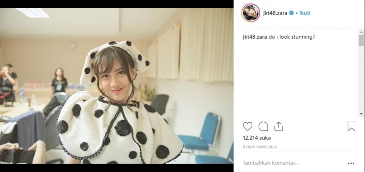 Zara JKT48. (Instagram/@jkt48.zara)