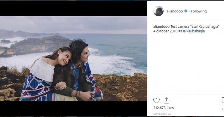 Aliando Syarief dan Aurora Ribero. (Instagram/@aliandooo)